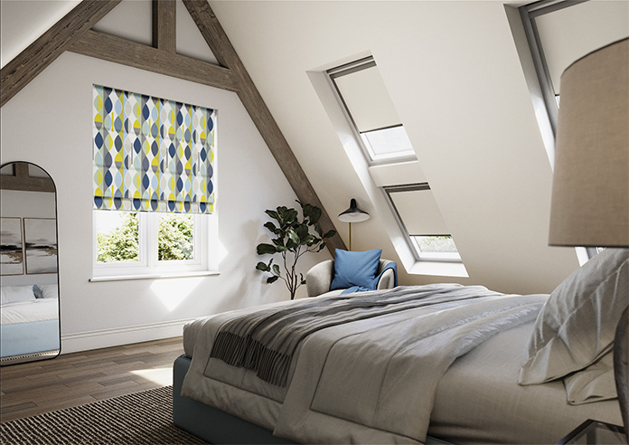 Mabel, Bluebell - Roman Blind - Image 7